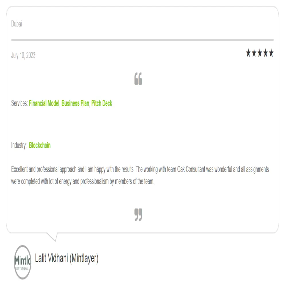 SAAS Business Pitch Deck Template - Testimonial