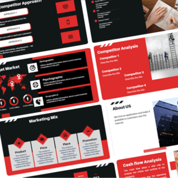 SaaS Pitch Deck Template