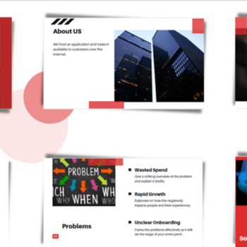 SaaS Pitch Deck Template