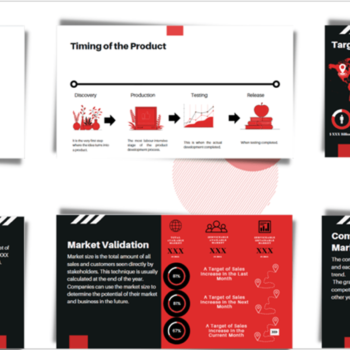 SaaS Pitch Deck Template