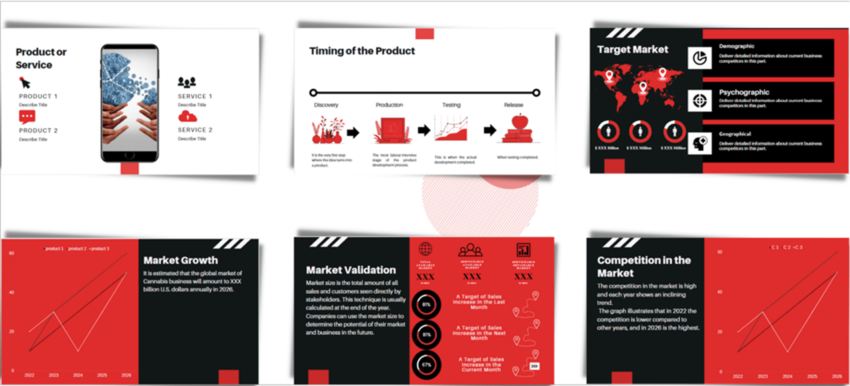 SaaS Pitch Deck Template