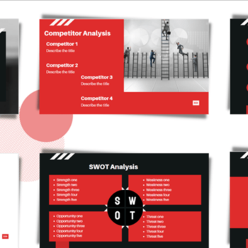 SaaS Pitch Deck Template