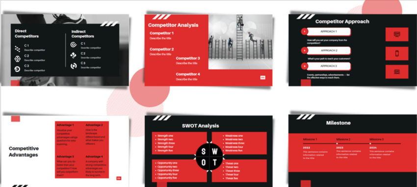 SaaS Pitch Deck Template