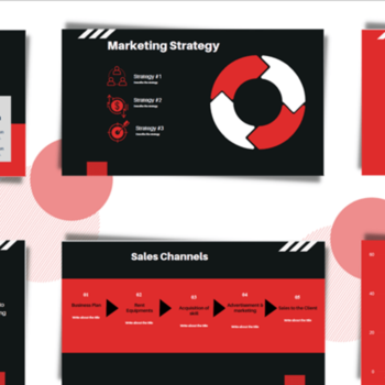 SaaS Pitch Deck Template