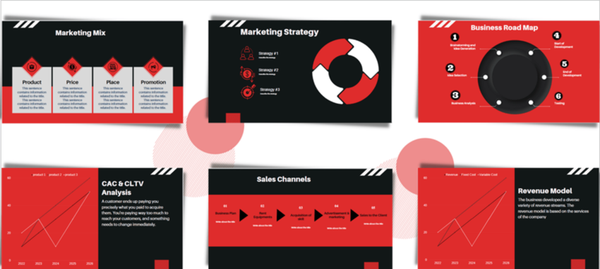 SaaS Pitch Deck Template