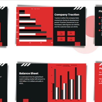 SaaS Pitch Deck Template