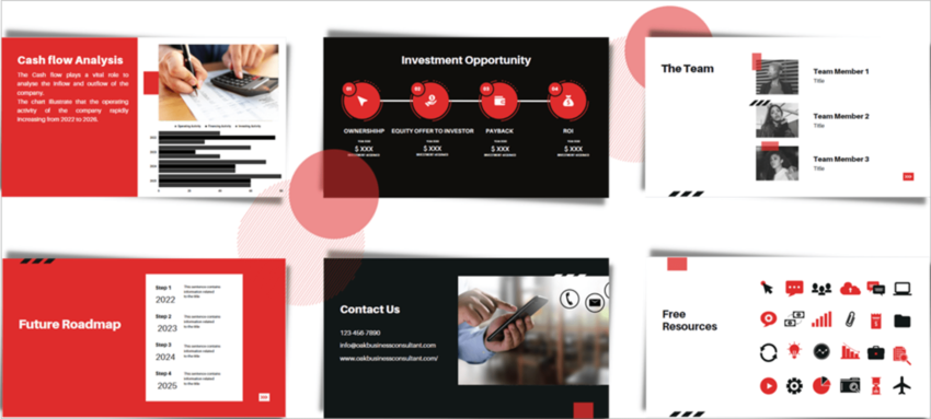 SaaS Pitch Deck Template