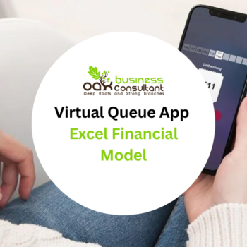 Virtual Queue App Excel Financial Model - Image 1
