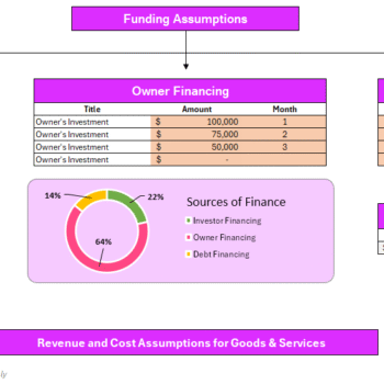 Wedding Agency Financial Model - Input Sheet