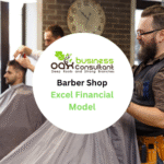 Barber shop Excel Financial Model - Product Image