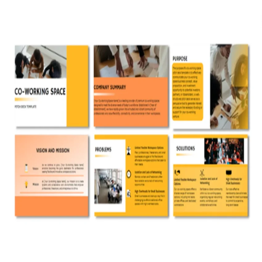 Co-Working Space Pitch Deck-Company Summary Feature Image 3