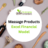 Massage Products Excel Financial Model