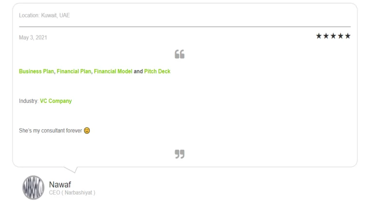 Organic Cleaning Business Plan Template - Testimonial