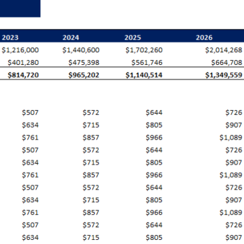 Seat Cover Excel Financial Model Template-Income Statement (Yearly)