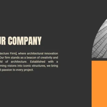Architecture Firm Pitch Deck Template - About Our Company