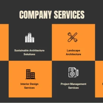 Architecture Firm Pitch Deck Template - Company Services