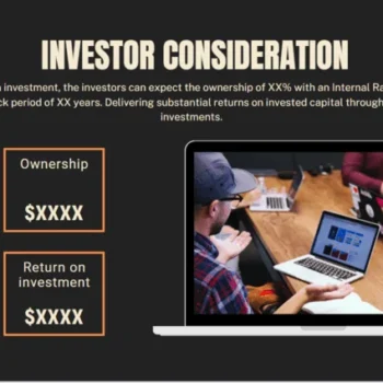 Architecture Firm Pitch Deck Template - Investor Consideration