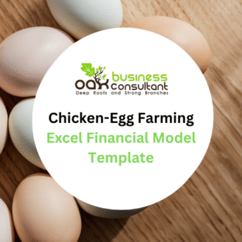 Chicken Egg Farming Excel Financial Model Template - Product Image