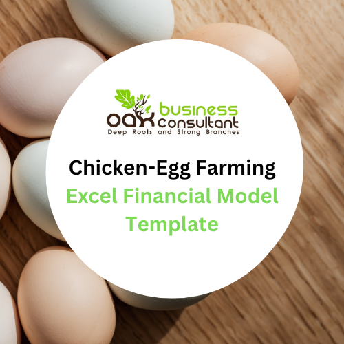 Chicken Egg Farming Excel Financial Model Template - Product Image