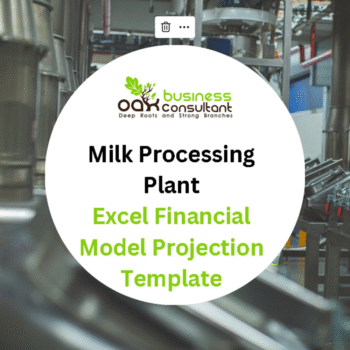 Milk Processing Plant Excel Financial Model - Product Image