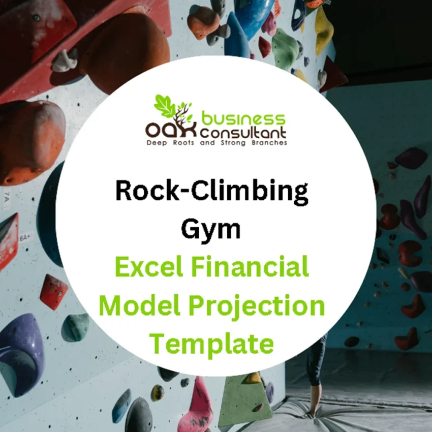 Rock Climbing Gym Financial Model - Product Image