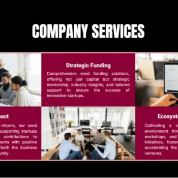 Seed funding pitch deck company services