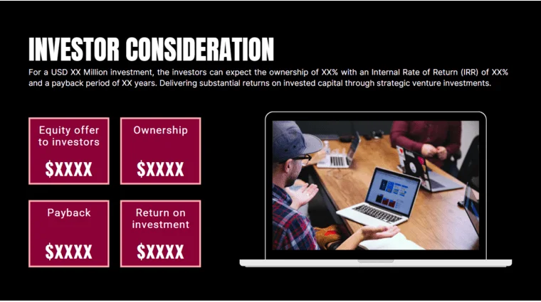 Seed funding pitch deck investor consideration