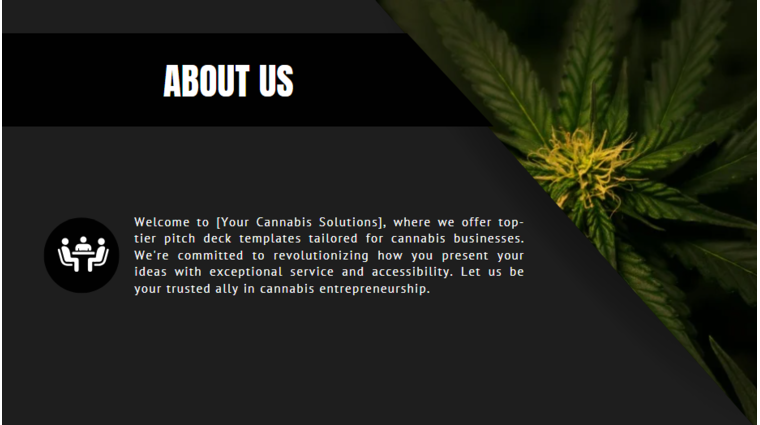 Cannabis Pitch Deck Template-About Us