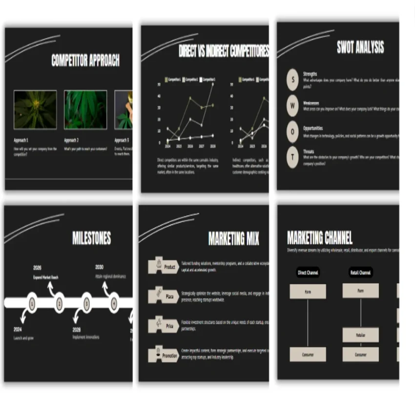 Cannabis Pitch Deck Template-Market Validation