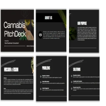 Cannabis Pitch Deck Template-Vision