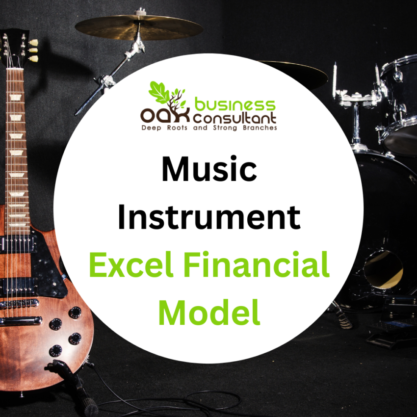 Music Instrument Excel Financial Model Music Instrument Excel Financial Model