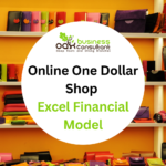 Online One Dollar Shop Excel Financial Model