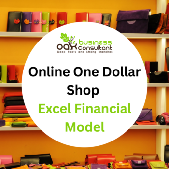Online One Dollar Shop Excel Financial Model