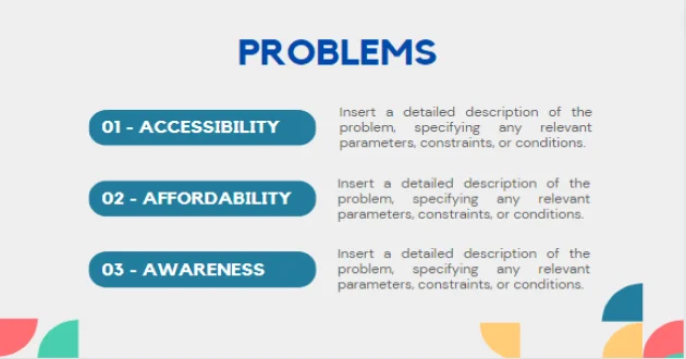 Problem Statement Pharmacy Pitch Deck Template - Problem Statement