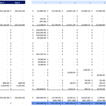 Palm Oil Financial model