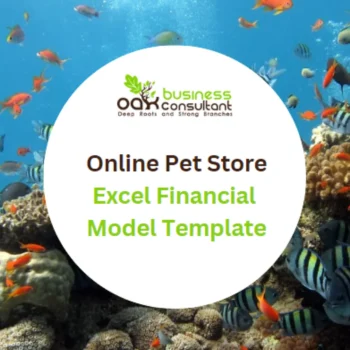 Online Pet Store Excel Financial Model Projection Template - Product Image