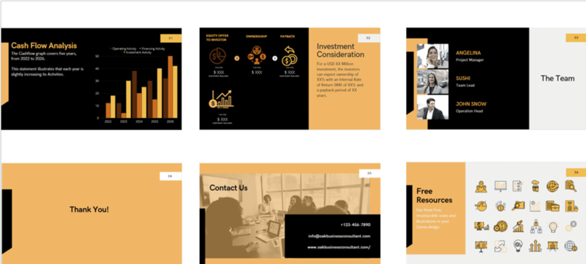 Virtual Queue App Pitch Deck Template