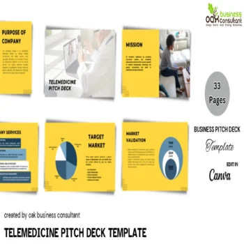 Telemedicine Pitch Deck Template - FI - Cover Page