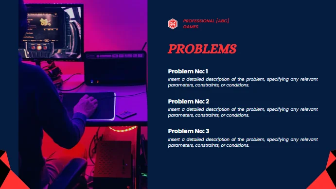 Video Game Pitch Deck - Problems