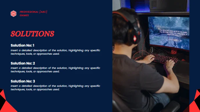 Video Game Pitch Deck - Solutions