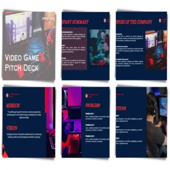 Video Game Pitch Deck - Vision FI