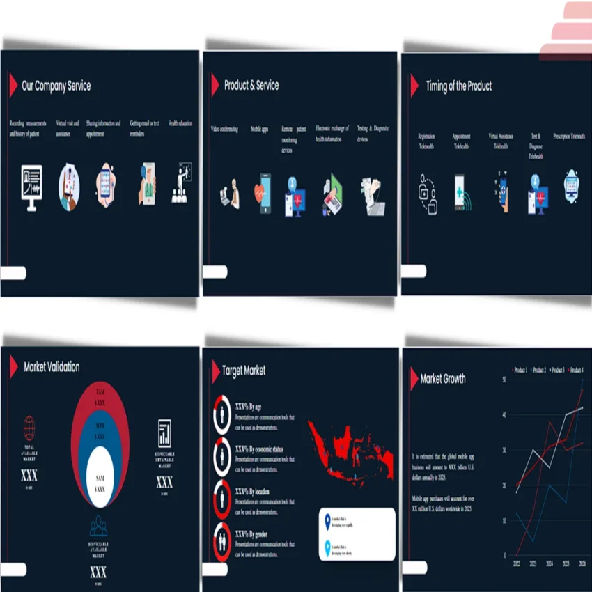Telehealth Pitch Deck Template - FI - Marketing