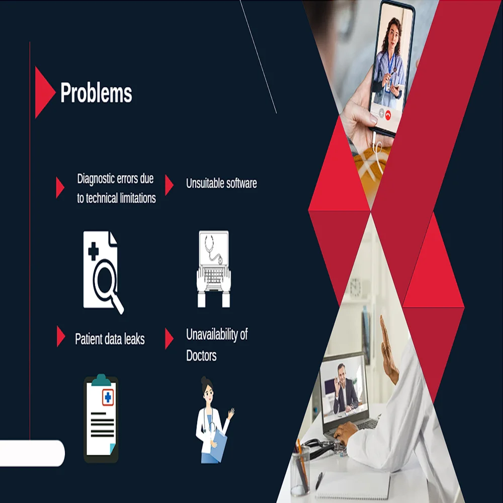 Telehealth Pitch Deck Template - Problem Statement