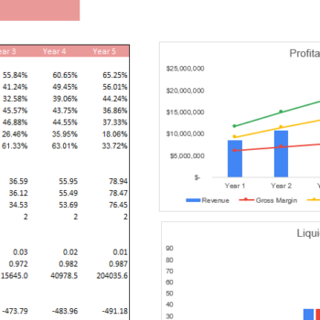 ATV Dealer Financial Model Excel Template-KPIs and Ratios