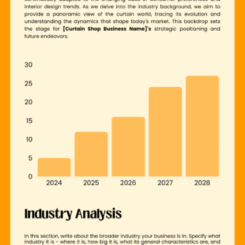 Curtain Business Plan Template - Industry Analysis