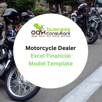 Motorcycle Dealer Excel Financial Model Template - Product Image