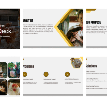 Poultry Farm Pitch Deck Template - Vision