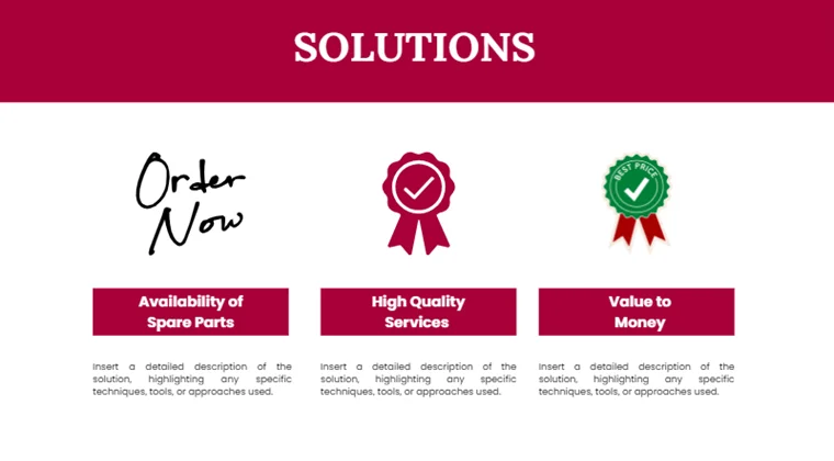 Auto Repair Pitch Deck - Solutions