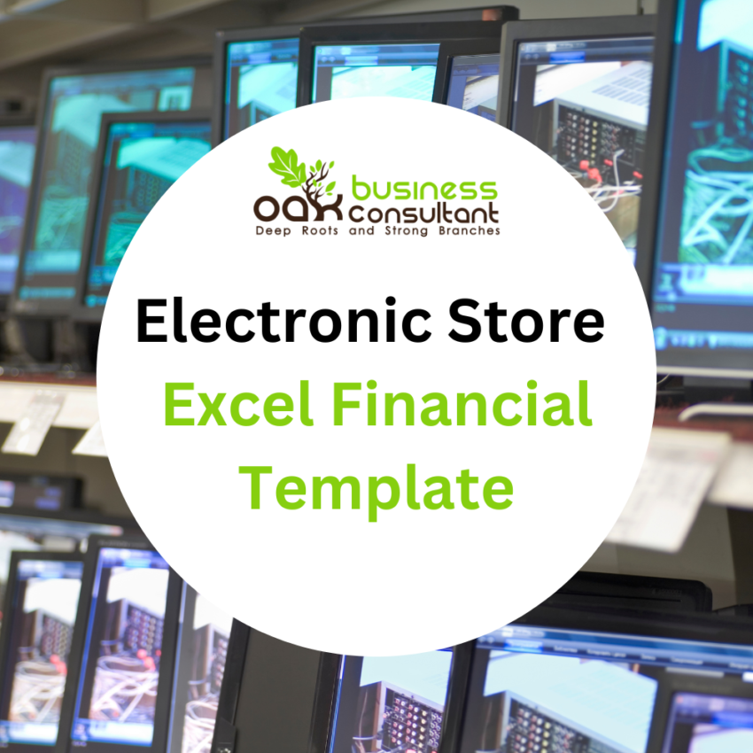Electronic Store Excel Financial Template Electronic Store Excel Financial Template