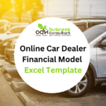 Online Car Dealer Financial Model Excel Template - Product Image
